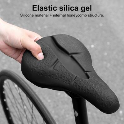 Bisiklet Koltuk Kılıfı Ultra Hafif Nefes Alabilir Elastik Silikon Şok Emici MTB Yol Dağ Bisikleti Bisiklet Sele Minderi Bisiklet Aksesuarları