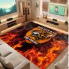 Tappeto in Velluto di Cristallo con Stampa Calcio Hull City, Comodo Assorbente d'Acqua Antiscivolo Tappeto per Pavimento Interno