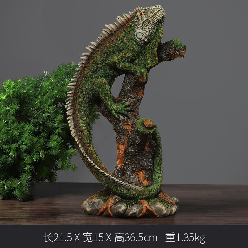 

European Creative Lizard Ornament, Home Craft Decor for Living Room, Wine Cabinet & TV Stand Lizard