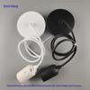 E27 Screw Base Lamp Holder with Ceiling Plate and Power Cord for DIY Hanging Lanterns