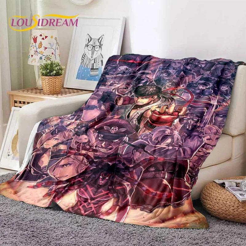 Neueste Retro-Spiel Street Fighter SF Weiche Decken, Warme Kuscheldecke Bequeme Decke für Picknick Betten Sofa Zuhause Schlafzimmer