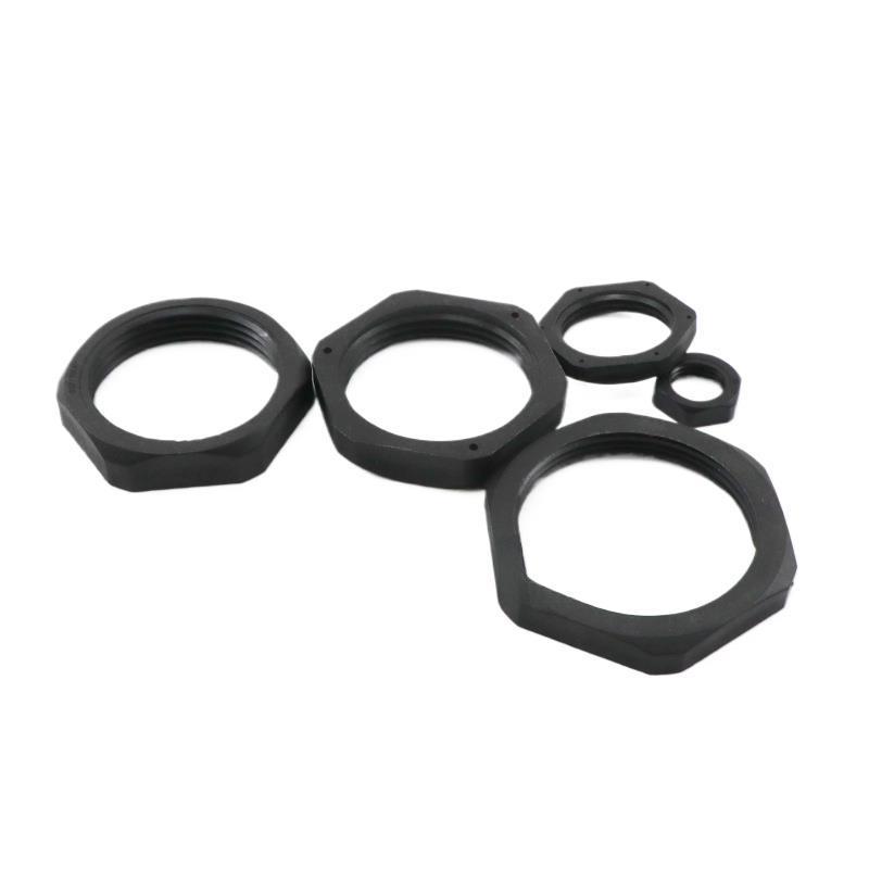 Nylon Plastic Hex Nut Hand-Tightened Split Lock Fastening Cap