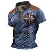 Polo casual sportif rétro tendance pour homme à manches courtes 2026