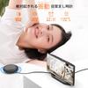 Mesqool Vibrating Alarm Clock Guaranteed To Wake You Large LED Display Mirror Clock with Adjustable Brightness Double Hour Time Setting Memory