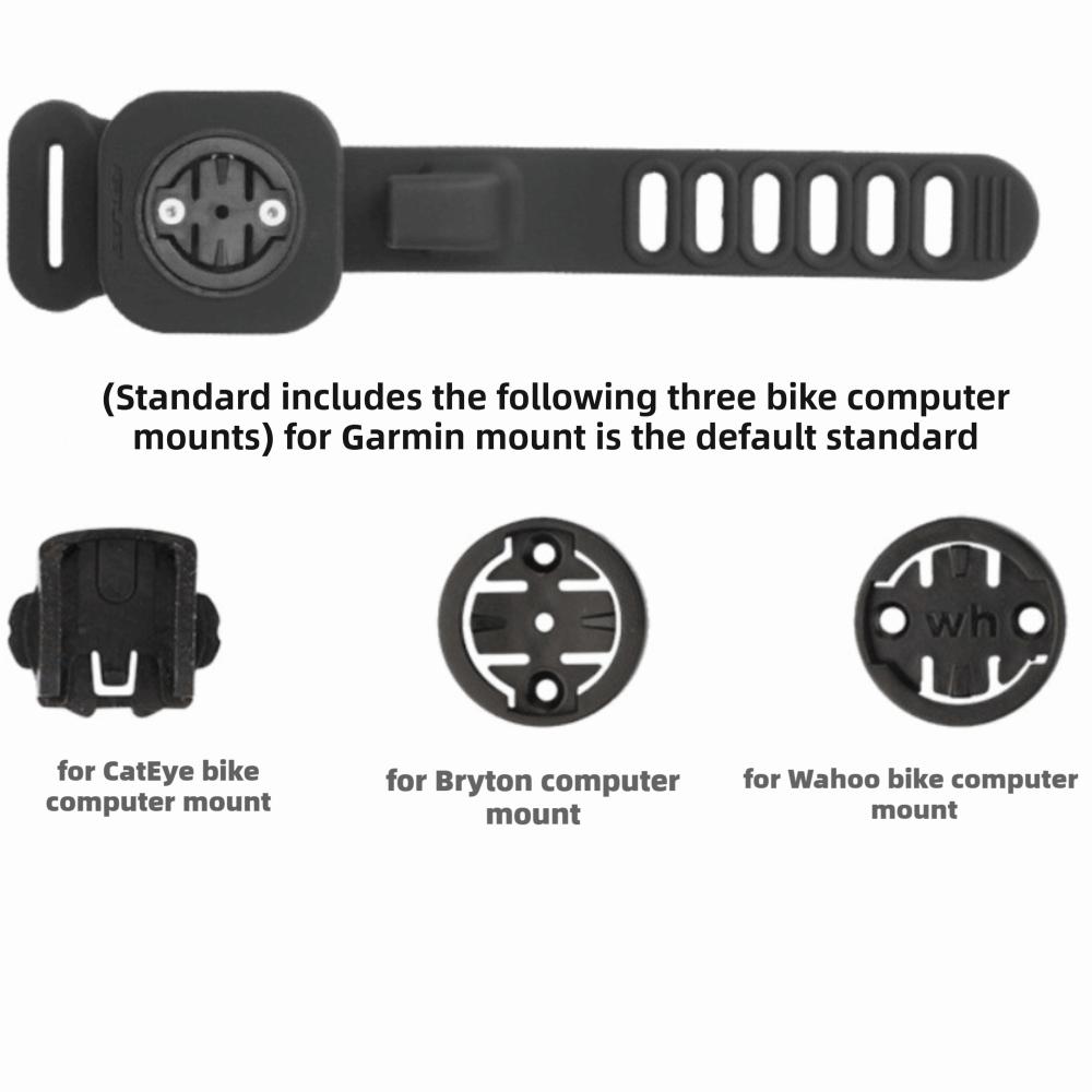 Buckle Installation Bike Computer Mount for Garmin/ CATEYE /Bryton/Wahoo Outdoor Cycling