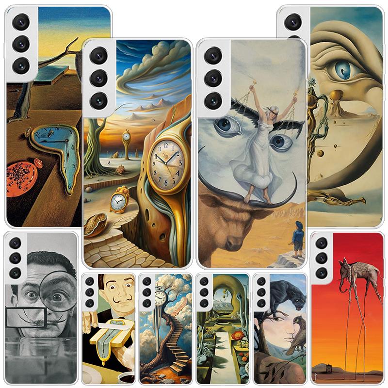 Salvador Dali Art Phnoe Case for Samsung Galaxy S26 S25 Edge S23 S24 Ultra S22 Plus S21 S20 FE Unique Cover Soft Coque Galaxy S2