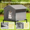 Warmes isoliertes Winterkatzenbett für Streunerkatzen und kleine Hunde Drei Größen verfügbar Langlebiges Wildkatzenheim Das perfekte Geschenk für Tierliebhaber