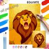 Lion Oil Paint Digital Painting Art Kit FillIn Painting Home Decor