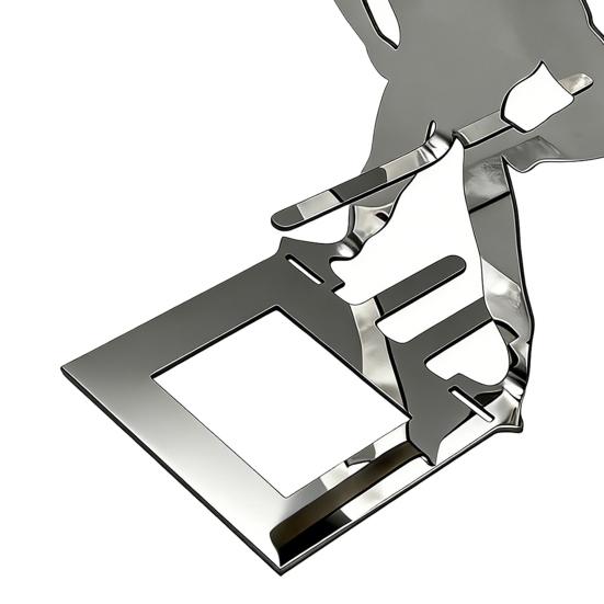 Stainless Steel Muscle Man Sausage Stand Portable Reusable Standing Man Hot Dog Holder Outdoor Camping Roaster Barbecue Grill Accessories