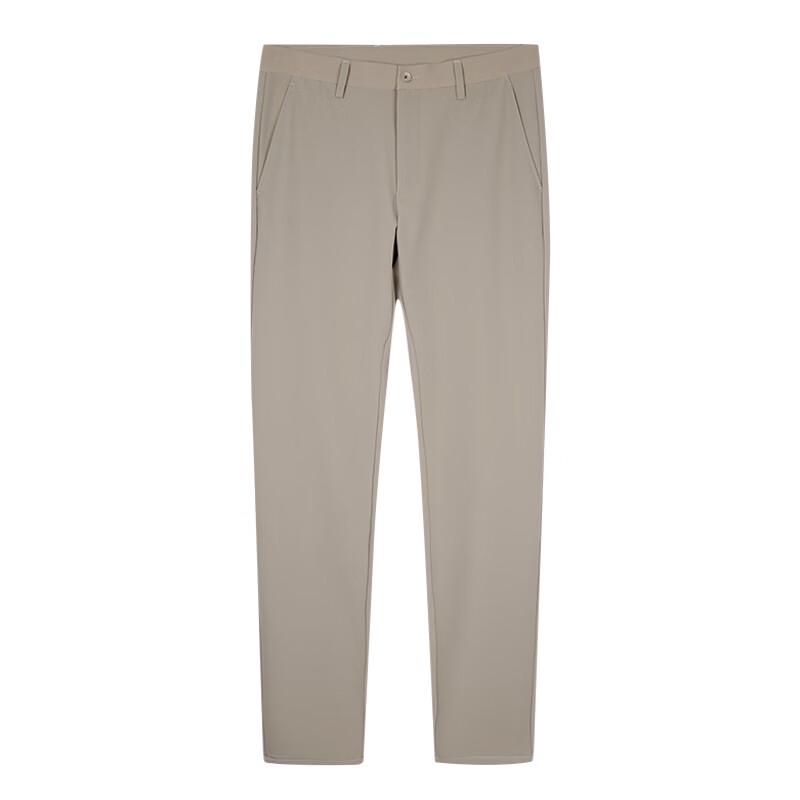 Caizi Men's Plus Velvet Business Casual Straight-Leg Pants