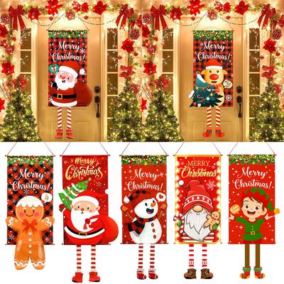 Christmas Hanging Flag Merry Christmas Decorations For Home 2026 Xmas Cristmas Ornaments Banner Noel Navidad Natal New Year 2026