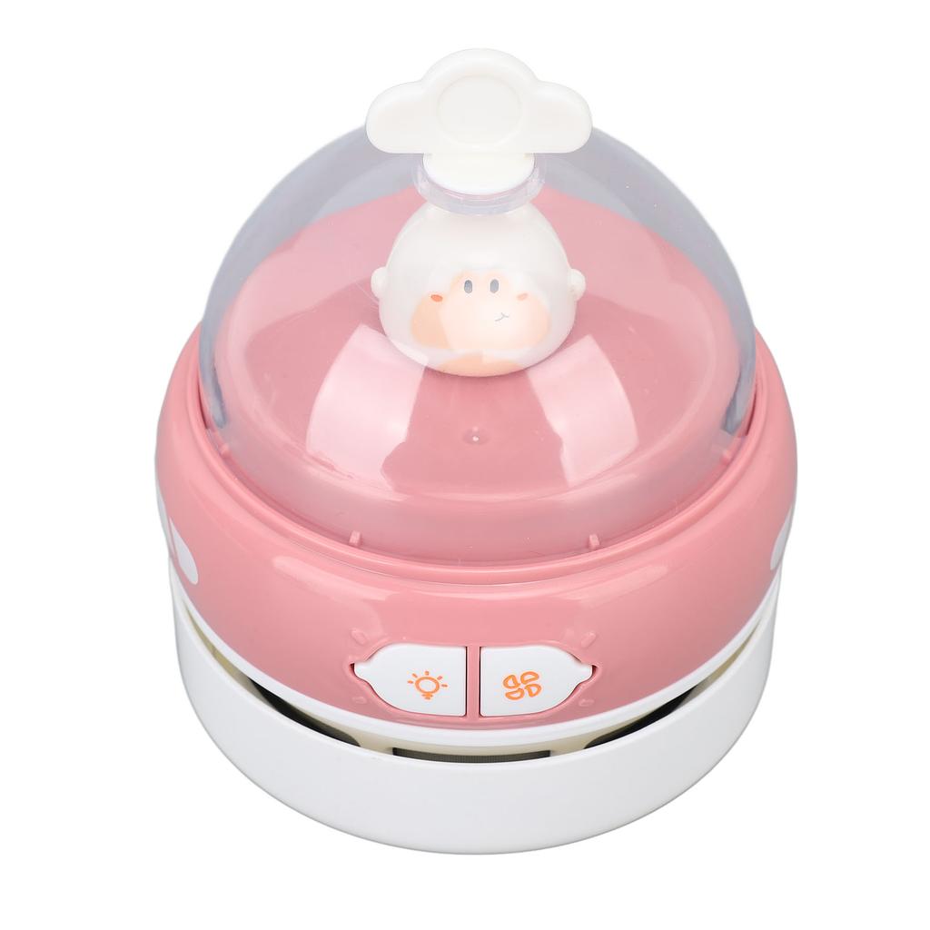 Desktop Vacuum Cleaner Portable Cordless USB Charging Handheld Efficient with Night Light Table Dust Sweeper for Pencil