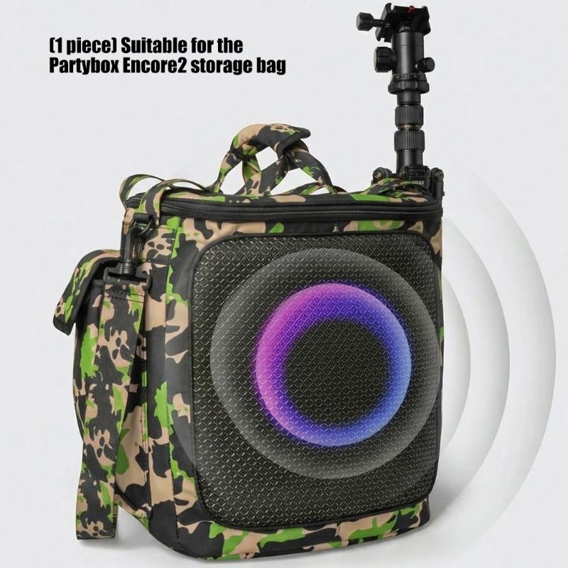 Estuche de Transporte Protector Para Altavoz Encore 2 Bolsa con Asa Cómoda y Múltiples Bolsillos de Almacenamiento para Accesorios