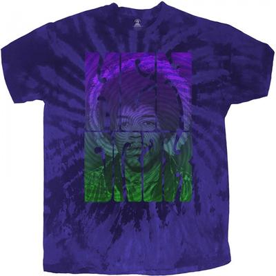 Jimi Hendrix Unisex-Erwachsene Swirl Tie Dye T-Shirt