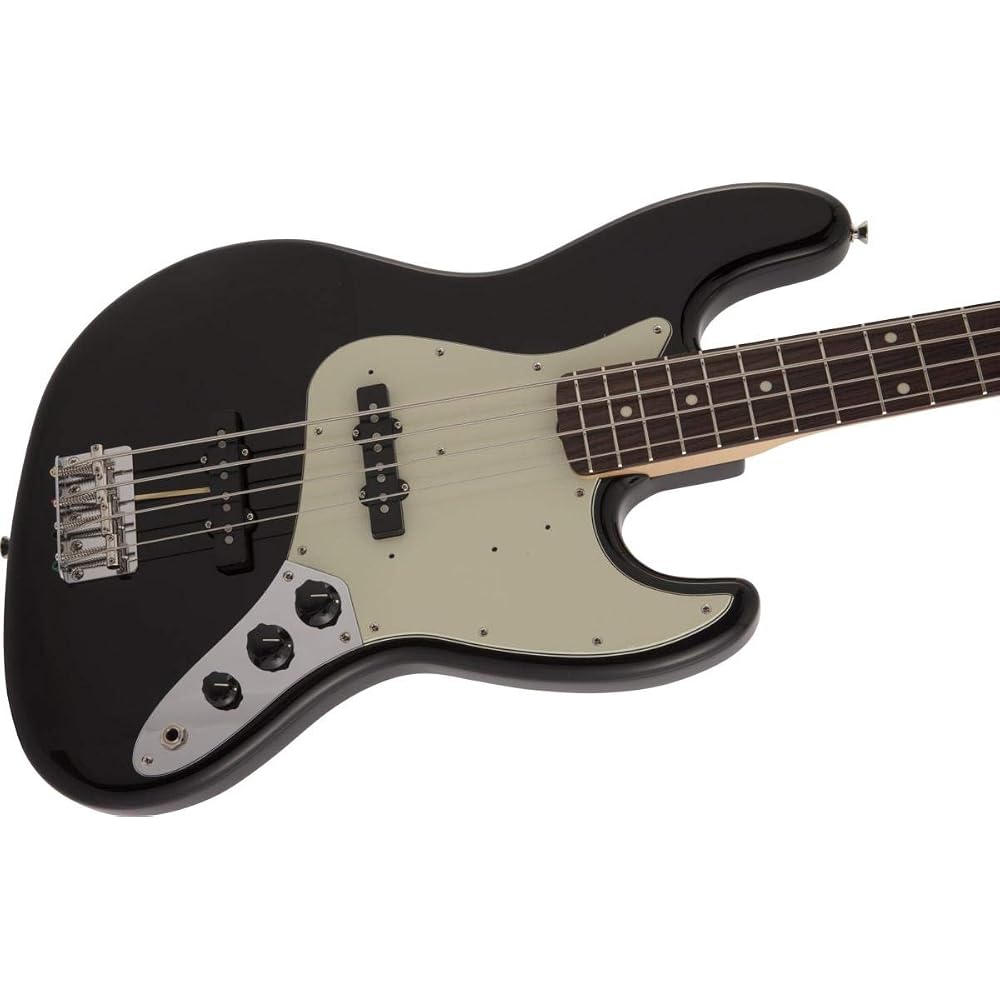 Fender Traditional 60s Jazz Bass Made In Japan Rosewood Fingerboard Black Electric Bass Guitar