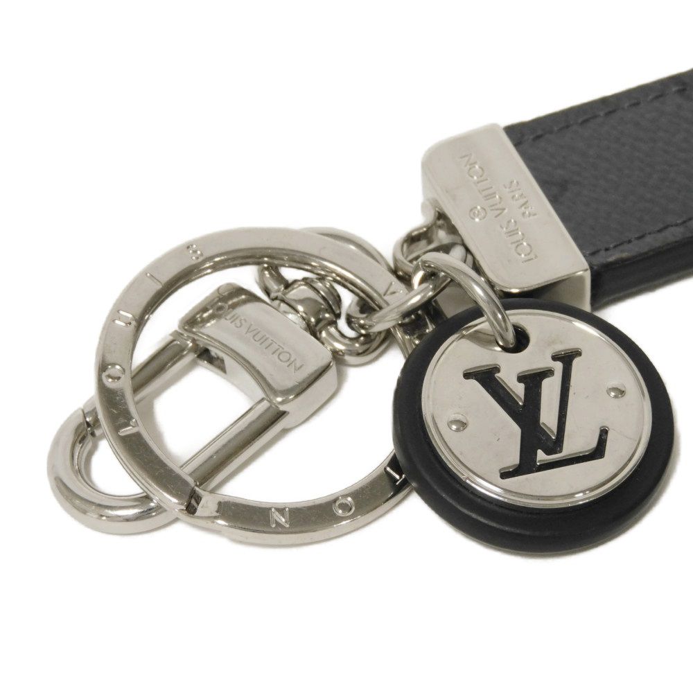 Used 12564 Porto Clé Neo LV Club M69475 7950 LV Circle LV Logo Black Monogram Eclipse Reverse Gray Men's from Japan