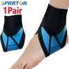 1Pair Adjustable Ankle Brace For Men - Ultra-Thin Breathable & Elastic Ankle Sleeves Compression Support For Sports Protect
