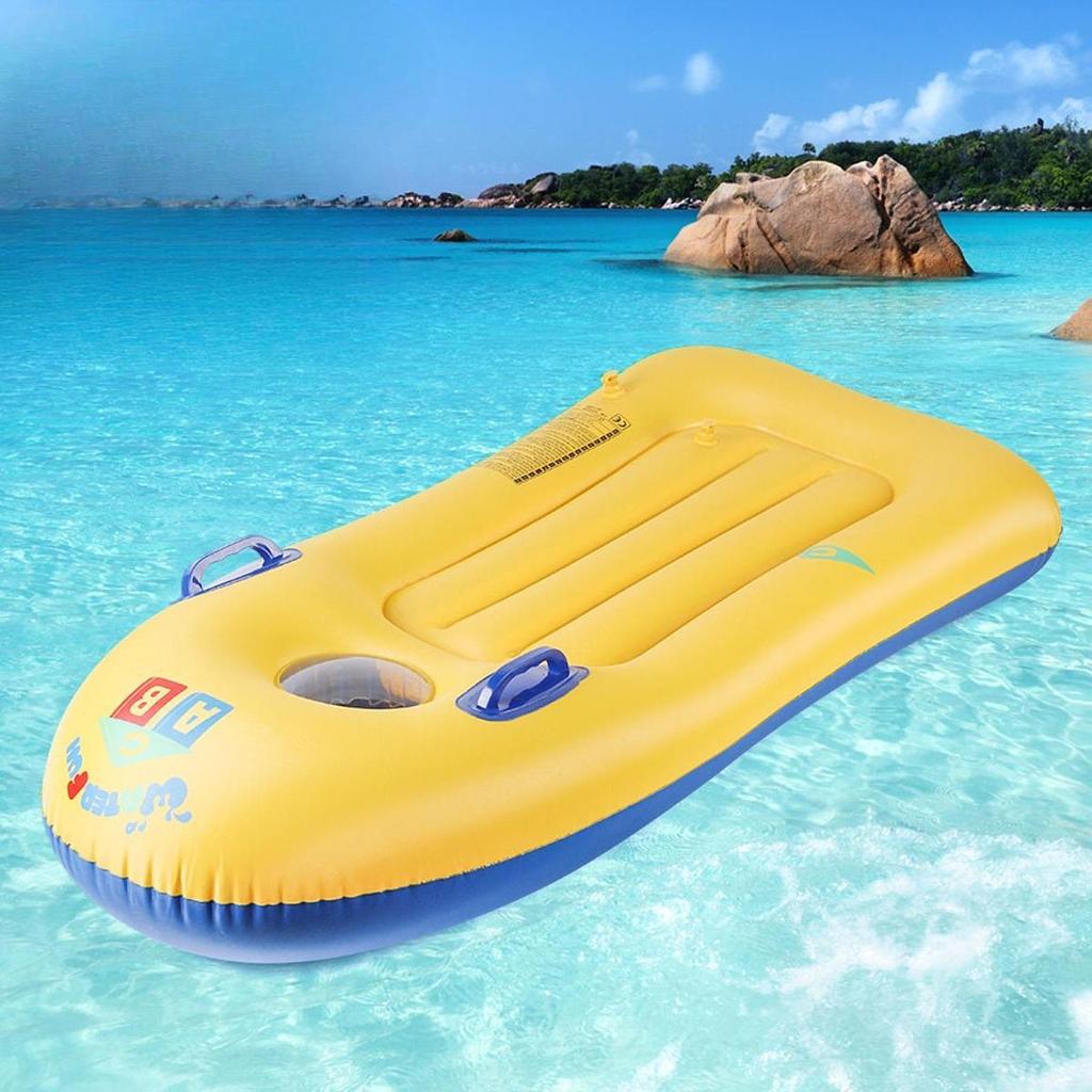 Inflatable Surfboard with Handles Water Toys for Summer Entertainment