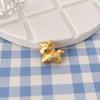 999 Sterling Silver Colorful Cartoon Horse Spacer Beads for DIY Bracelets