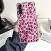 Pink Leopard Print Phone Case For Samsung Galaxy A13 A14 A15 A16 A17 A53 A54 A55 A56 A57 A33 A34 A35 A36 A37 A23 A24 A25 A26 Gal