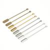 20pcs DIY Brooch Pin Base 50/70mm Long Brooch Pin Settings Loop Eye Brooch Safety Stopper Jewelry Making Components Wholesale