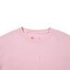 Li Ning Simple Versatile Solid Color Embroidered Casual T-Shirt Unisex Tops Flower-Branch-Pink AHSWD09-6