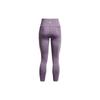Under Armour Solid Color Logo High Waist Training Fitness Leggings Yoga Pants Women Leggings Purple 1372114-530