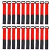 10Pcs/Set Reusable Fishing Rod Tie Holder Strap Suspenders Fastener Hook Loop Cable Cord Tie Belt Fishing Tackle Box Accessories