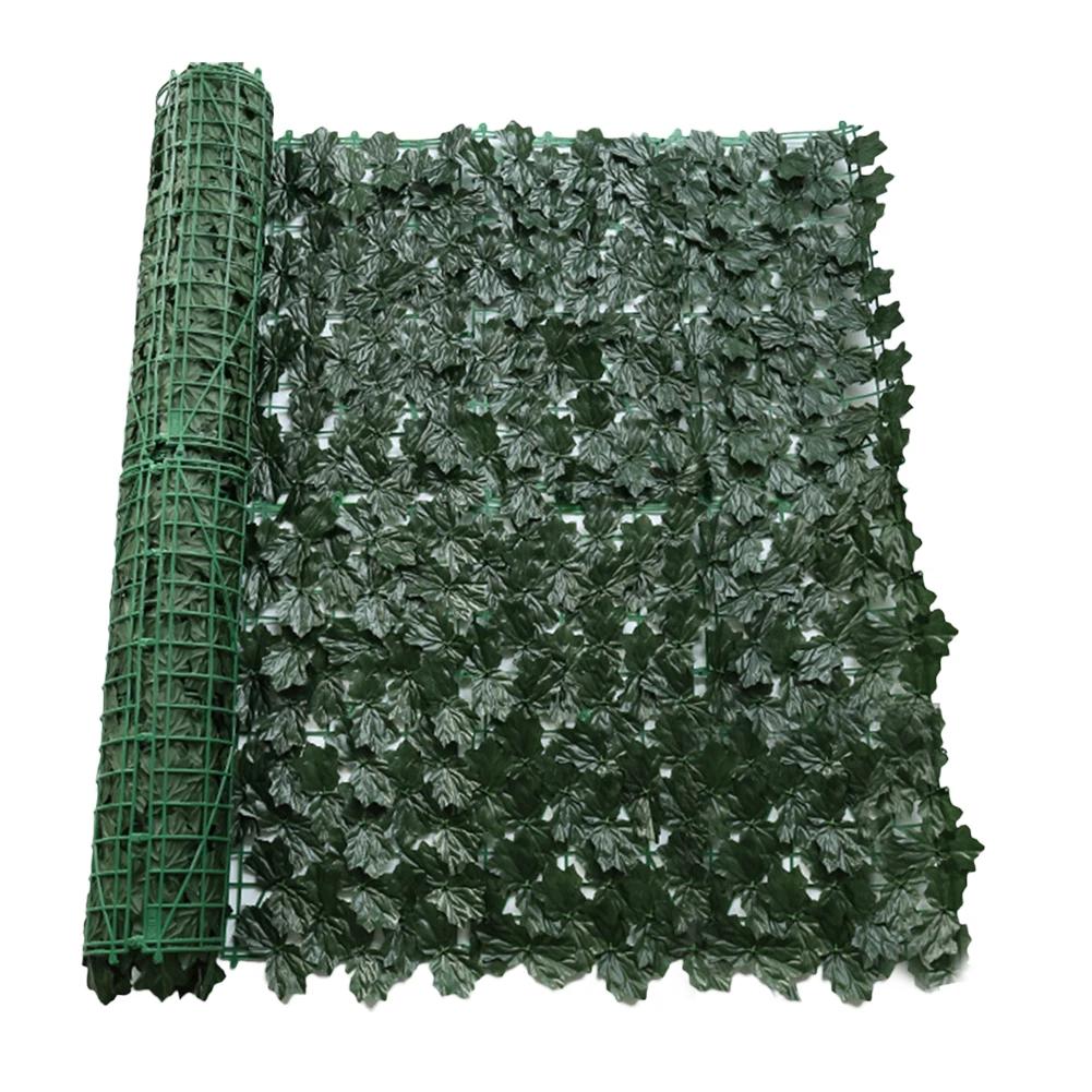 Artificial Ivy Hedge Green Leaf Fence Panels Faux Privacy Fence Screen for Home Outdoor Garden Balcony Multifunctional Decor