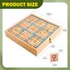 Wooden Sudoku Board Game Desktop Train Logical Thinking Ability Lightweight Brain Teaser