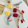 Lanyard silicone for Apple AirPods second generation Bluetooth headset protective cover Apple Pro1 earphone case simple