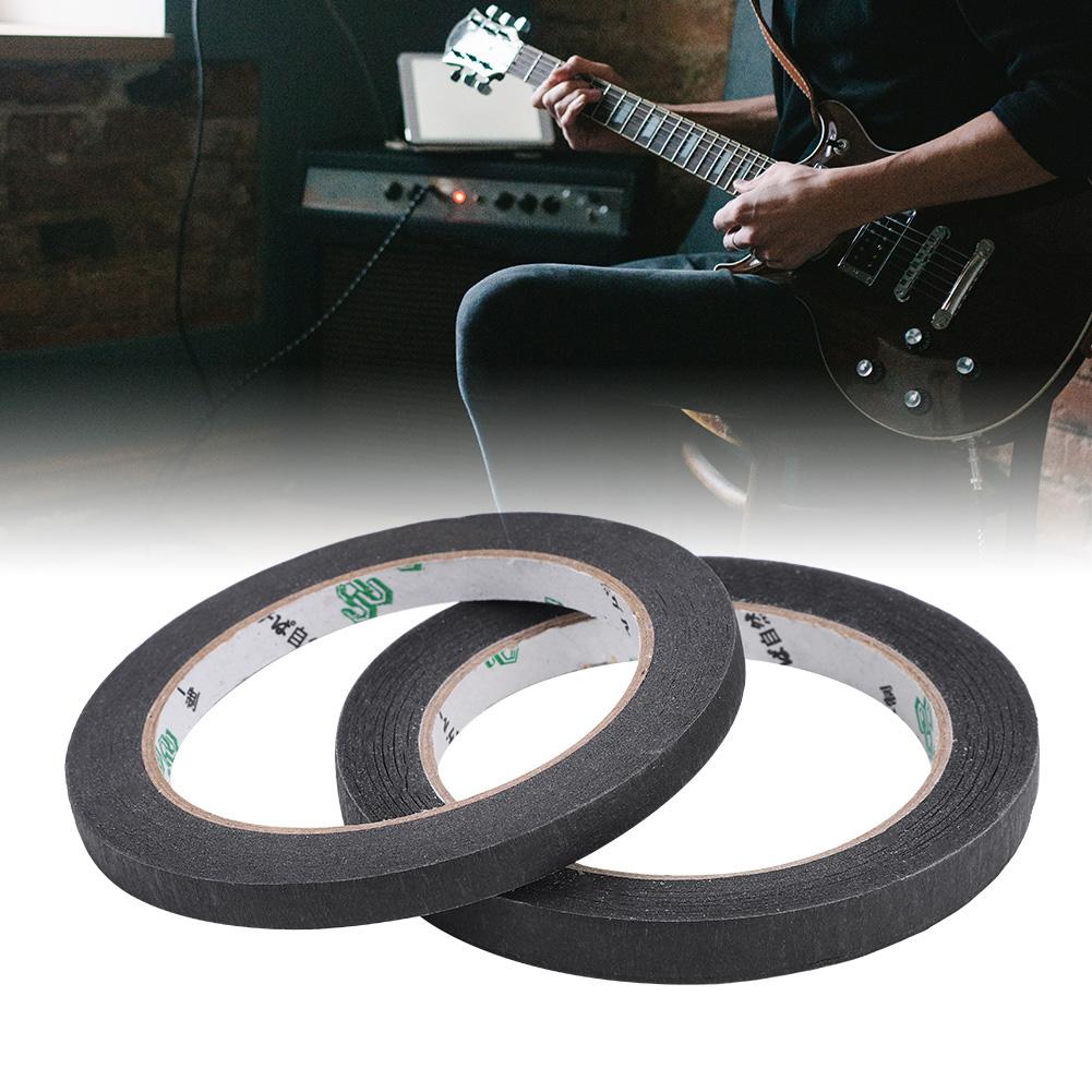 2pcs Wide Guitar Pickup Accessories Insulated Tape Band Adhesive Black
