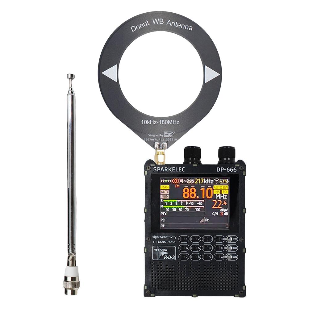 FM/LW/MW/SW Full Band Radio Battery Operated Radio DSP Full Band Portable Radio DP-666 TEF6686 Digital Radio Signal Generators