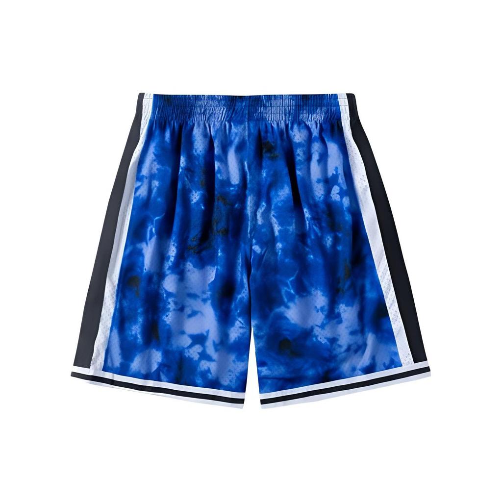Mitchell Ness Basketball Shorts Men's Blue Moderate Straight Fit Pants SMSHKM19054-P76BLUE00