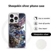 Game Street Fighter Classic Japan Poster Phone Case for iPhone 16 15 14 13 12 11 Pro Max Sheepskin Silver-edged Protective Case
