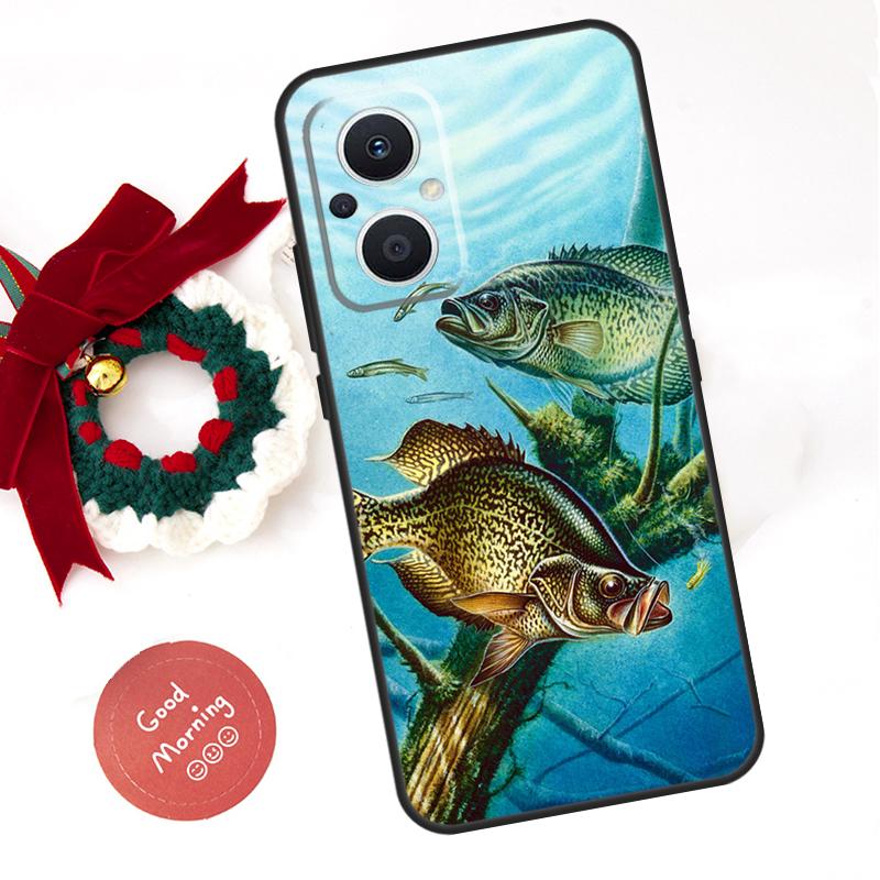 Art Fishing Lure Funda For OPPO Reno 8 Lite 10 11 12 13 14 Pro 11F 12F 13F 14F OPPO Find X8 X5 X6 X9 Pro Case