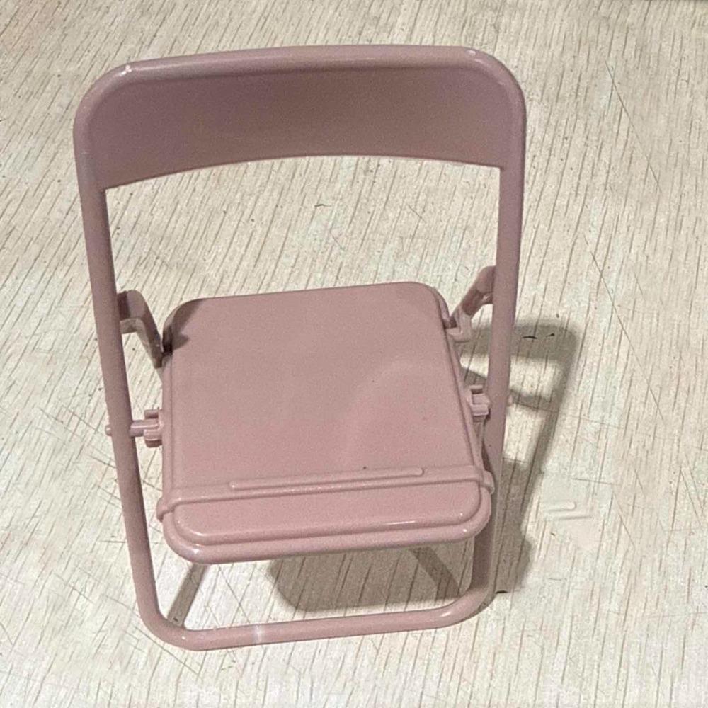 ABS Mobile Phone Holder Plastic Mini Phone Holder Cute Mini Chair Phone Stand  Men