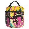 Custom Monster Ghost Gengar Insulated Lunch Bag for Camping Travel Cartoons Portable Thermal Cooler Lunch Box Unisex
