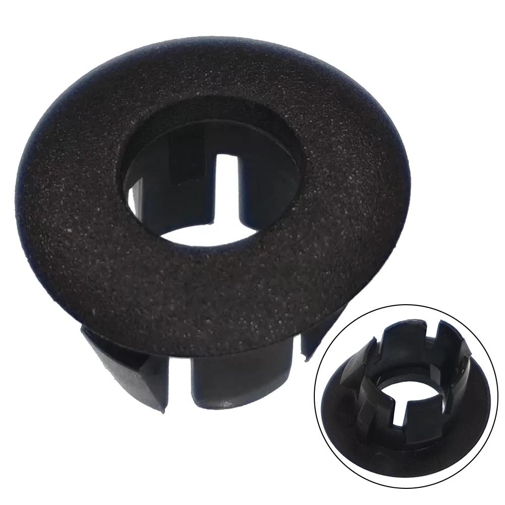 Black Door Lock Pin Trim Left Door Lock Button Trim Trim Accessory OEM 51416975325 Replacement Installation Wear-Resistant