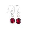 925 Sterling Silver Gift Pink Rubellite Gemstone Jewelry Handmade Earrings 1.60" EE-12-10