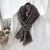 Scarf Versatile Winter Women's Imitation Cashmere Short Beard Tassel Shawl  Fashionable Men's Warm Scarf