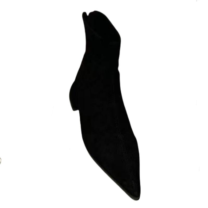 Fashion Leopard Women Ankle Boots Suede Fashion Pointed Toe Shoes Sexy Designer Heeled Boots 2025 Winter Cozy Luxury Mujer Chelsea Botas