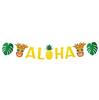 Aloha Tropical Party Decorations: Flamingo, Bird, and Leaf Hanging Ornaments
