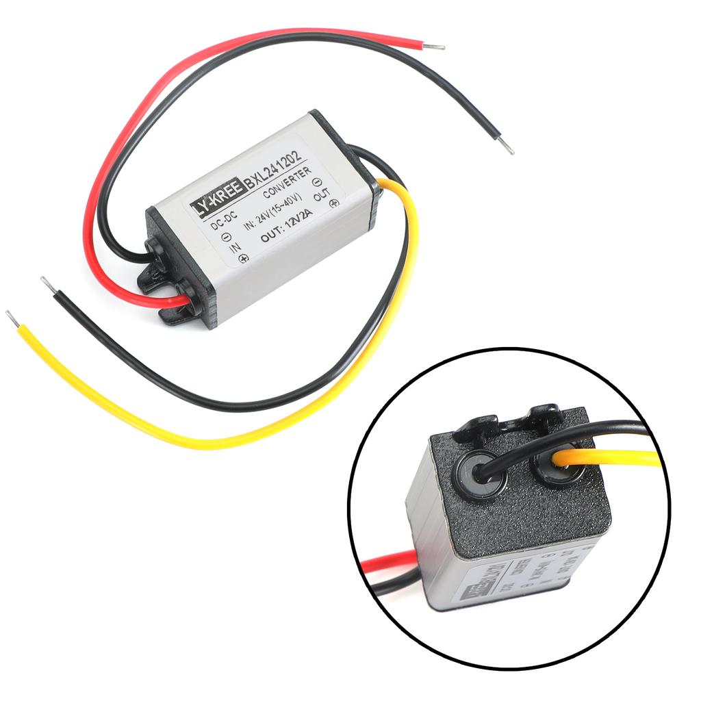 24V To Dc 12V 2A Waterproof Converter Step Down Volt Module Power Supply