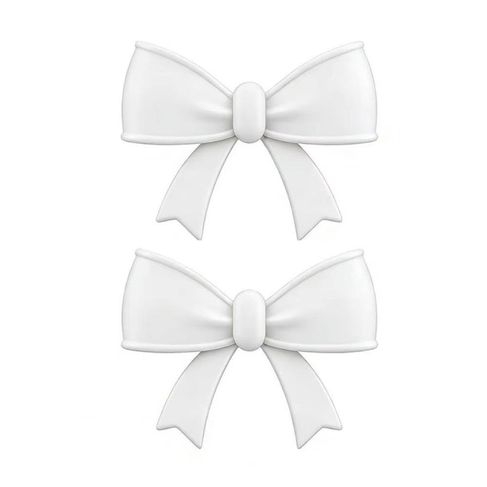 

Universal 3D Bows Bow Headphone Accessories Silicone Reusable Headset Attachment Cute Clip On Earphone Decor For Friend Gift