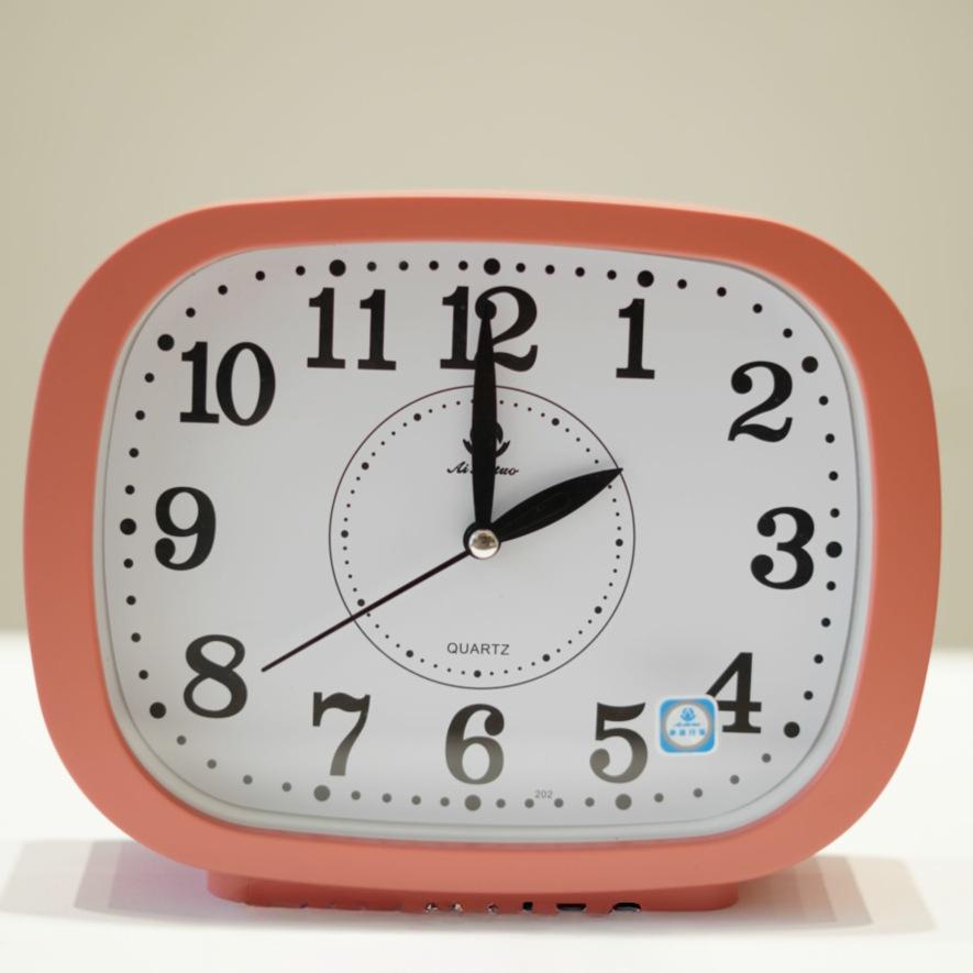 

Старый бесшумный будильник с крупными цифрами и четким циферблатом, простые современные часы, креативные настольные прикроватные часы для студентов и детей
