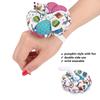 Needlework Wearable Pin Cushion Pumpkin Elastic Wrist Strap Sewing Needle Pad Needle Holder Hand Sewing
