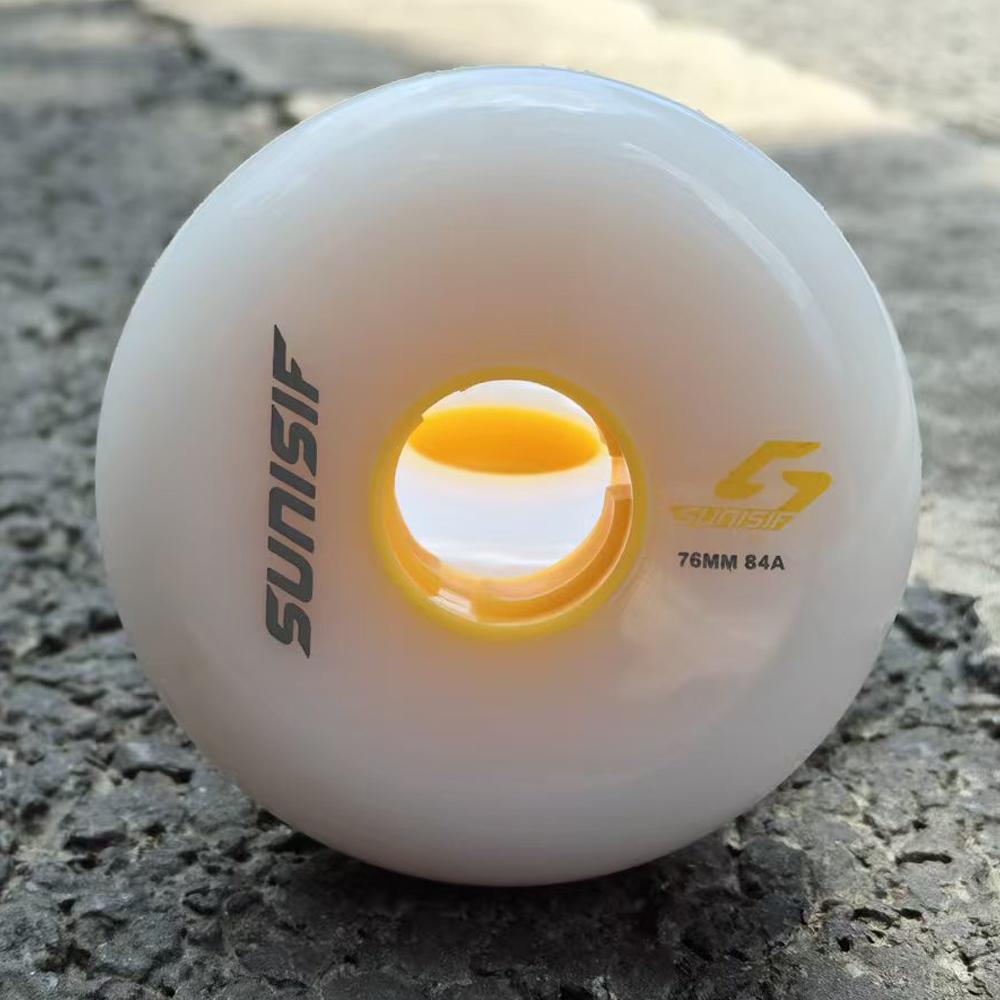 OEM Inline Skate Wheels PU High Rebound Durable Freestyle Slalom 80mm Outdoor Roller Hockey Wheels Aggressive Speed Skate Wheel 68mm