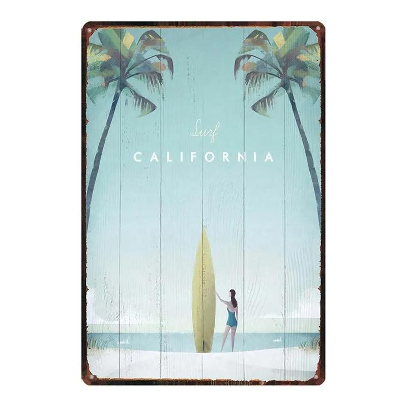 Vintage Paris Champagne Metal Tin Sign Wine Travel Souvenir Wall Art for Bar Restaurant Home Decor xCM