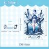 DIROLVON Genshin Impact Freena Goods: Water God Lucky Bag Set with Badge, Acrylic Stand, Wall Hanging, Birthday Gift (Freena)
